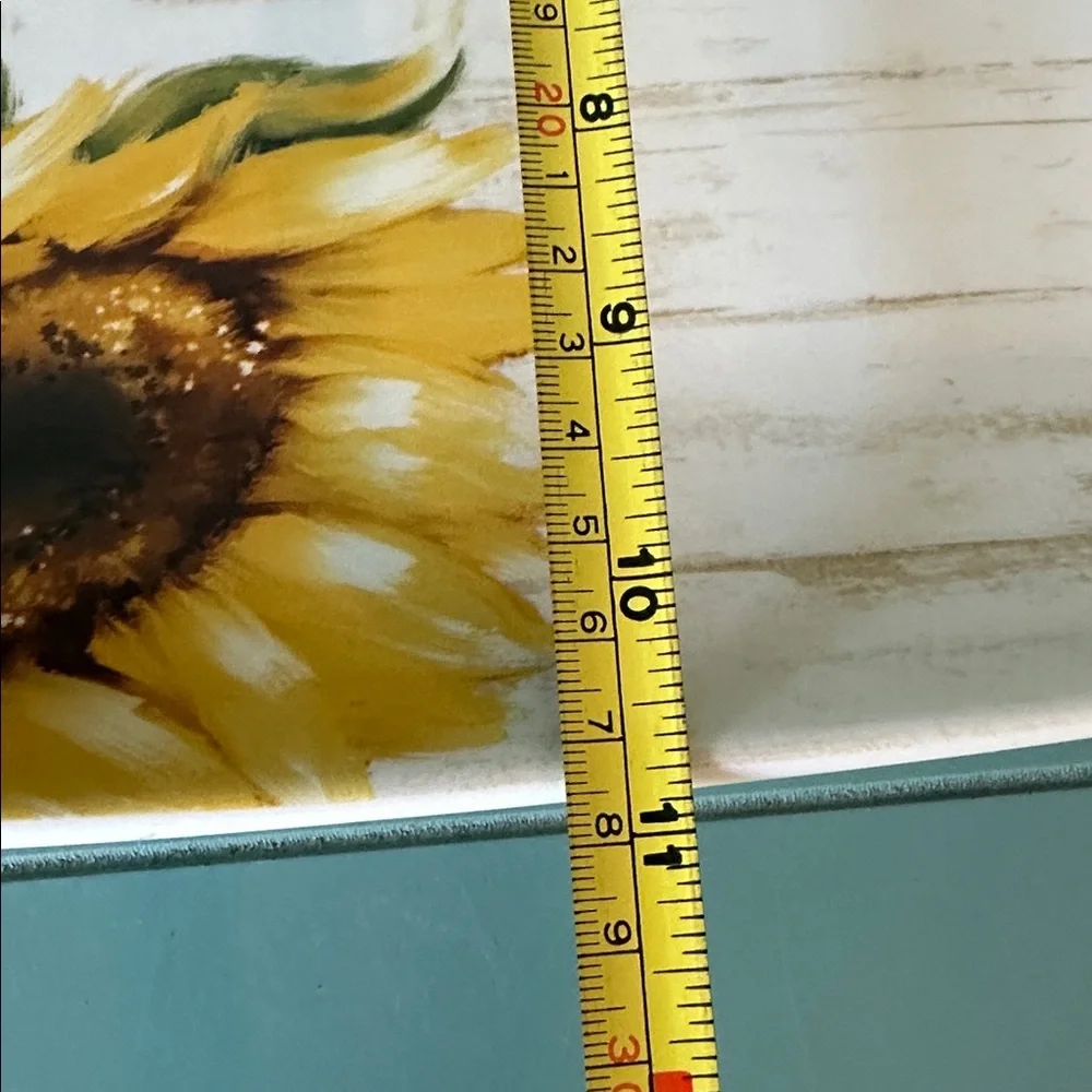 Large Serving Platter with Big Beautiful Sunflowers by Certified International